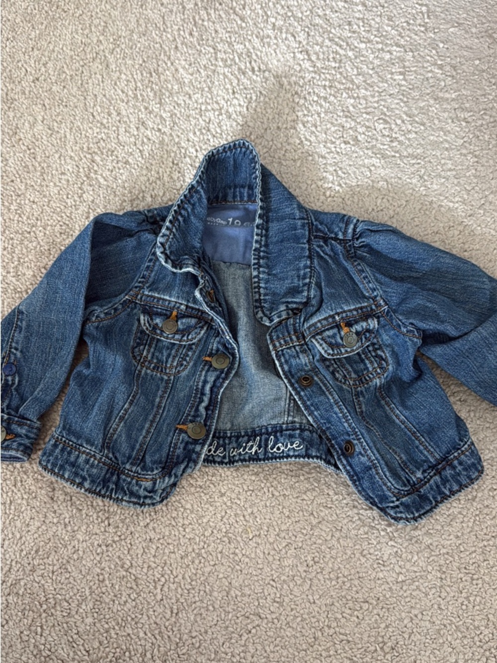 GAP Kids Dark Blue Denim Jacket